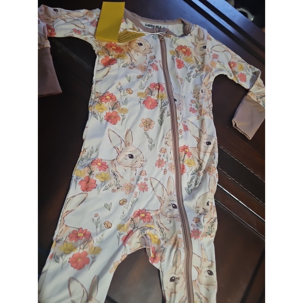 Bamboo Zippy Double Zipper Bunny  9 To 12 Months